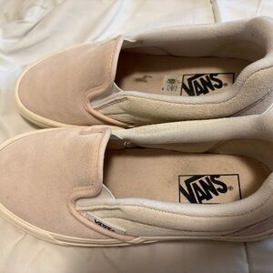 Vans Blush Pink Slip-On Shoes